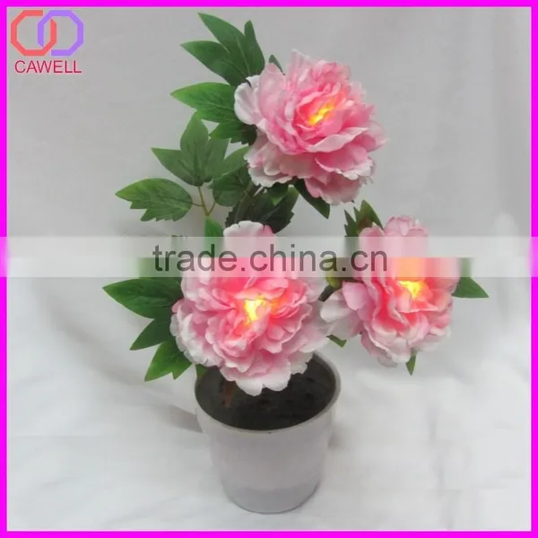 Wholesale Artifiical Peony Led Illuminate Flower Pot photo-4