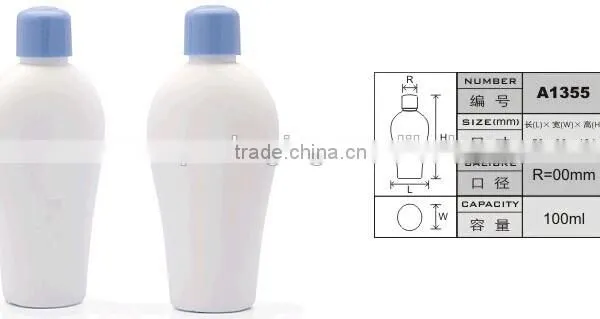 100ml HDPE Fashion Empty Body Lotion Bottle photo-2