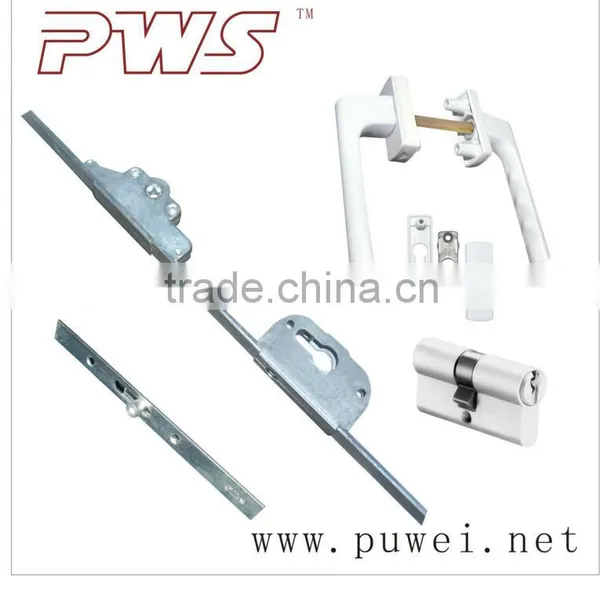 Hardware for PVC Window and Door- Multipoint Door Lock/Mortise Lock Window Handle Crescent Moon Lock, Sliding Roller Wheels photo-3