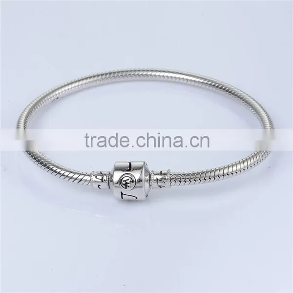 Wholesale 925 Sterling Silver European Charm DIY Bracelet BR008 photo-4