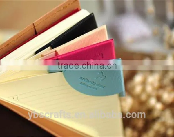 Wholesale Fan-shaped Protective Fancy PU Leather Bookmark for Gift photo-4