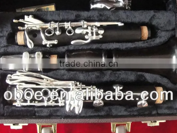 Musical Instrument Silver Plated Clarinet (1401S) photo-6