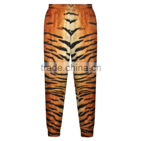 Hot Sale Plus Size Women Sweatpants 3D Print Tiger Pants N18-8 photo-2
