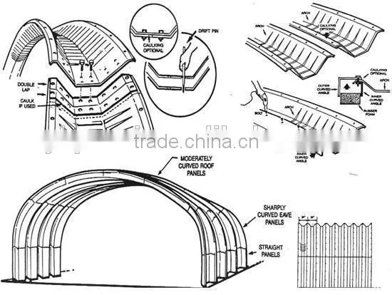 PRO Screw-joint Arch Roof Production Line or Roll Forming Machine photo-4