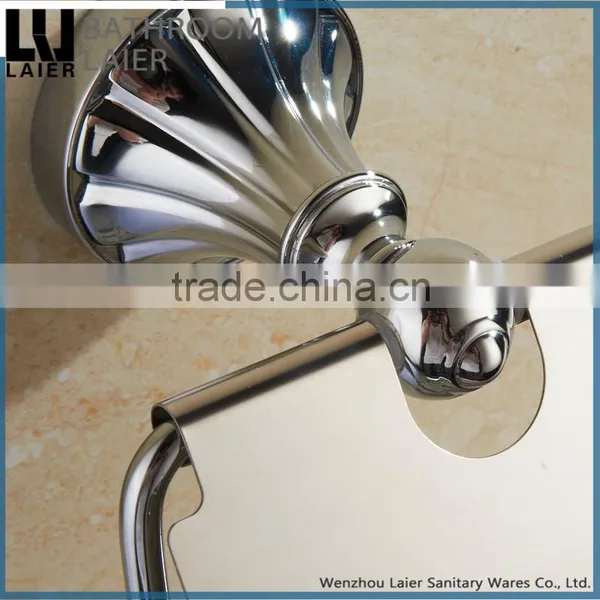 11133 Modern Kitchen Design China Goods Wholesale Chrome Plated Bathroom Accessory Set Toilet Paper Holder photo-3