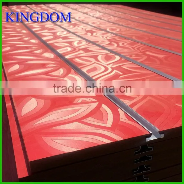 17mm Flower Melamine MDF Slatwall