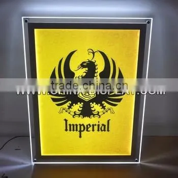 Hot Sales Advertising Acrylic Slim Light Box Crystal Solar Powered Led Display photo-4