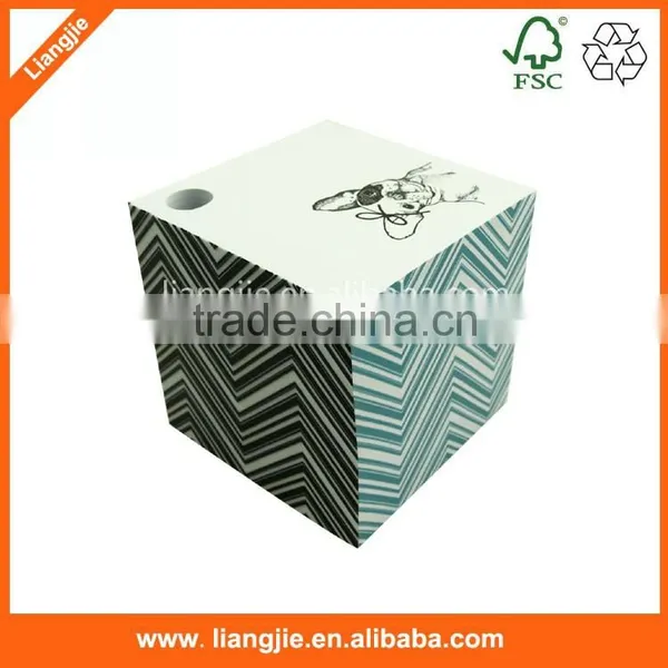Custom Memo Paper Cube,pen Hole Memo Paper Cube,loose Paper Cube photo-4