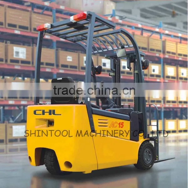 2014 CHL New 1.5 Ton Mini Forklift Narrow Aisle Electric Forklift For Narrow Road Warehouse photo-2