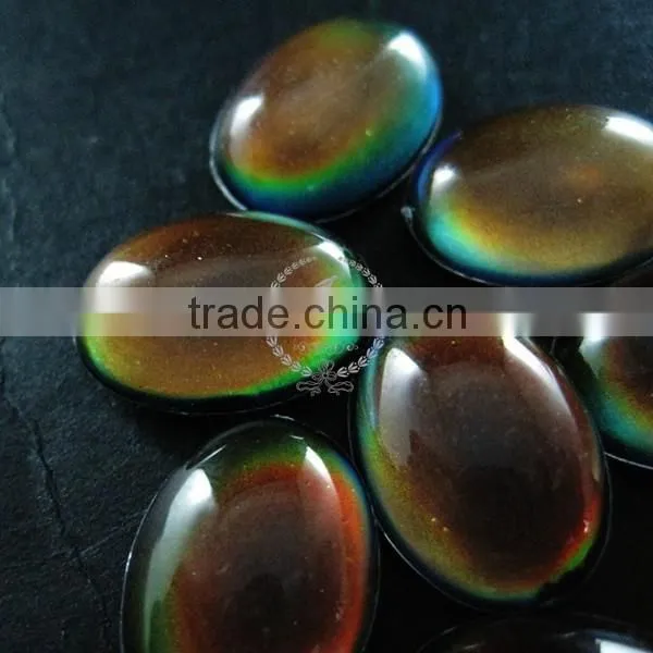 13x18mm Color Change Oval Mood Cabochon for DIY Mood Rings,charms Jewelry Supplies Fingdings 4120093 photo-2