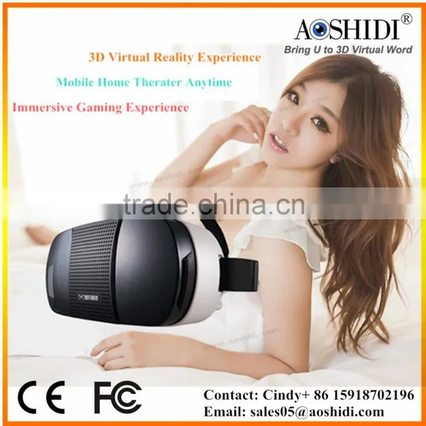 2016 New Product 3d Vr Headset Virtual Reality Glasses,Distance Adjustable Vr Box vr Case 3d Glasses