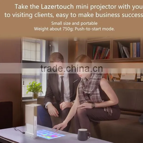 3D Lazertouch Pico Mini HD Android 4.4 WiFi DLP Full HD 1080P Pocket Led Projector photo-6