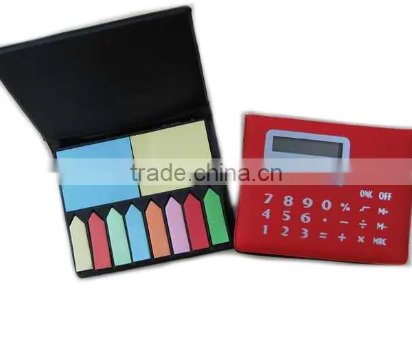 Promotional pu Leather 8 Digits Notebook With Calculator photo-3