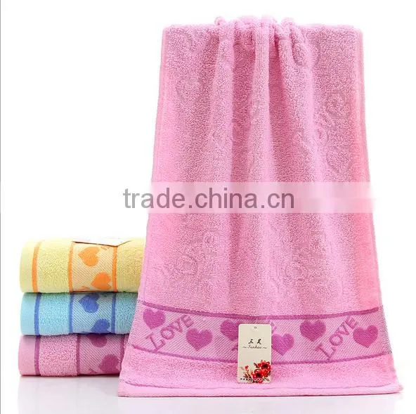 Bright Color Heart Shape Jacquard Towel photo-4