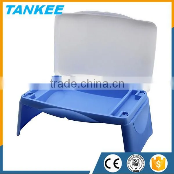 Promotion Plastic Kids Drawing and Easy Folding Lap Desk With Super Storage
