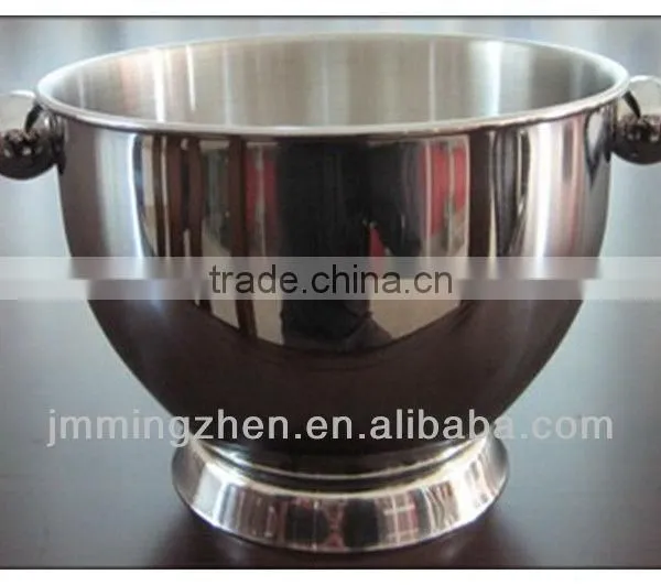 1.5L Stainless Steel Ice Bucket Metal Beer Cooler With Handle photo-2
