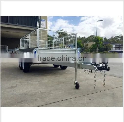Hot Sales Austraila 10x5 Tandem Axle Cage Trailer Heavy Duty Double Axle Trailer photo-2
