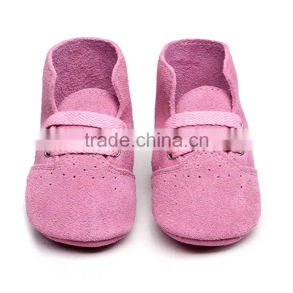 2017 New Designs Genuine Leather Usa Flag Baby Moccasins High Heel Baby Girl Shoes With Air Hole photo-4