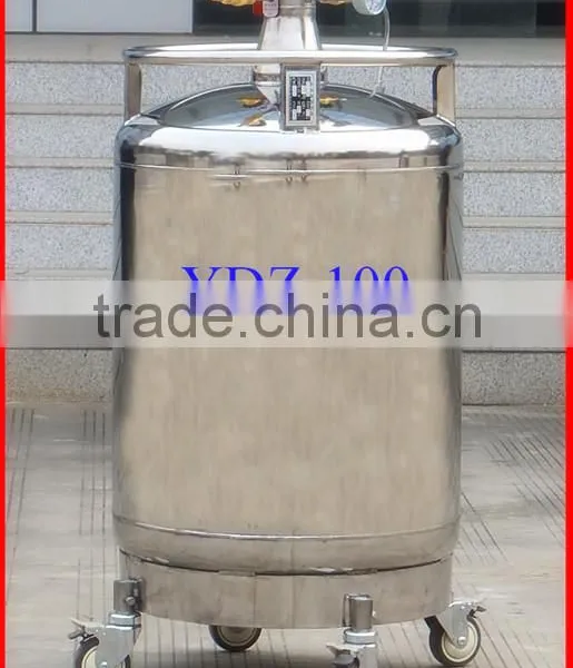 100L Stainless Steel Self-pressurized Liquid Nitrogen Tank for Sale