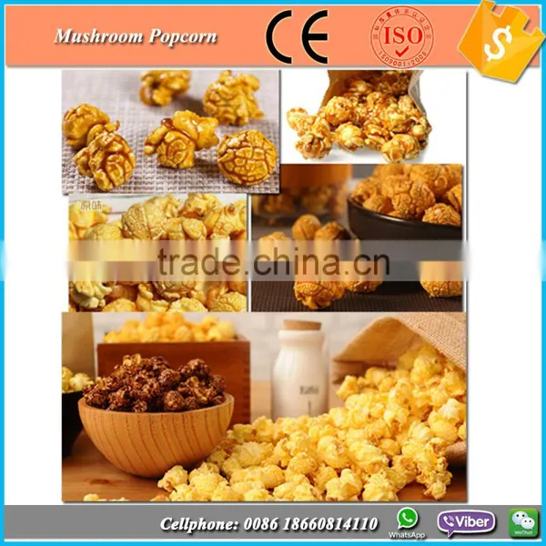 Commercial Mushroom Caramel Popcorn Making Machine photo-4