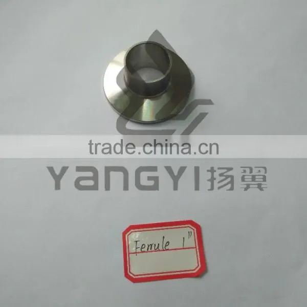 Stainless Steel 1'' Tri Clover Clamp With End Cap Ferrule and Gasket photo-6