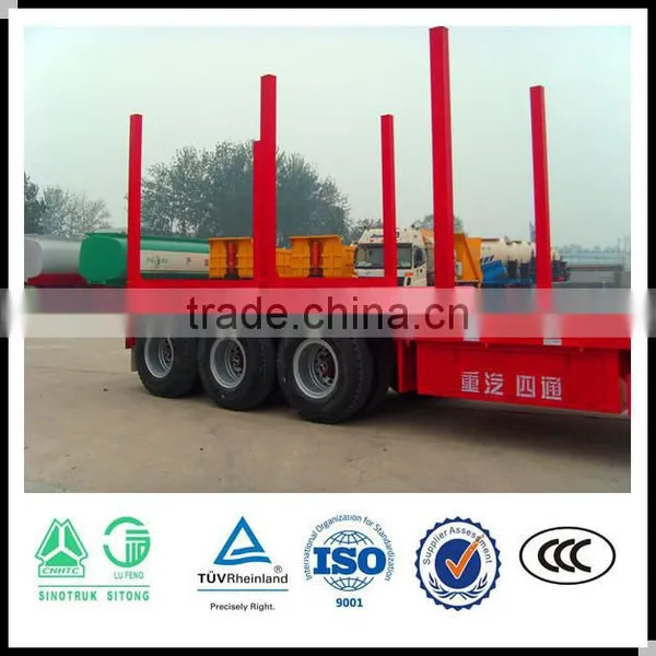 China Factory Supplier 3 Axle Forestry Timber Trailer photo-5