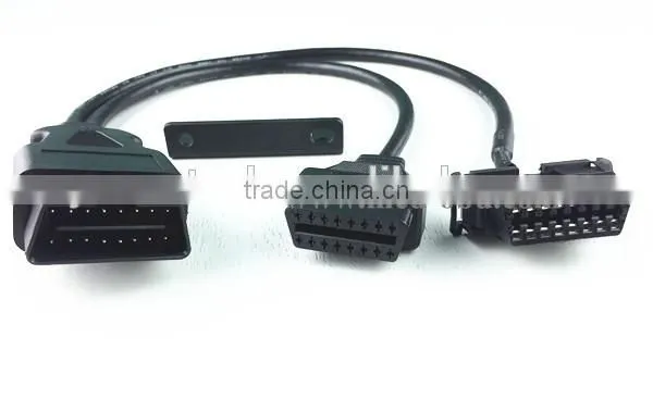 OBD2 Y Cable Adapter for Network Cable/Optical Audio Cable Rca Adapter In OBDII photo-3