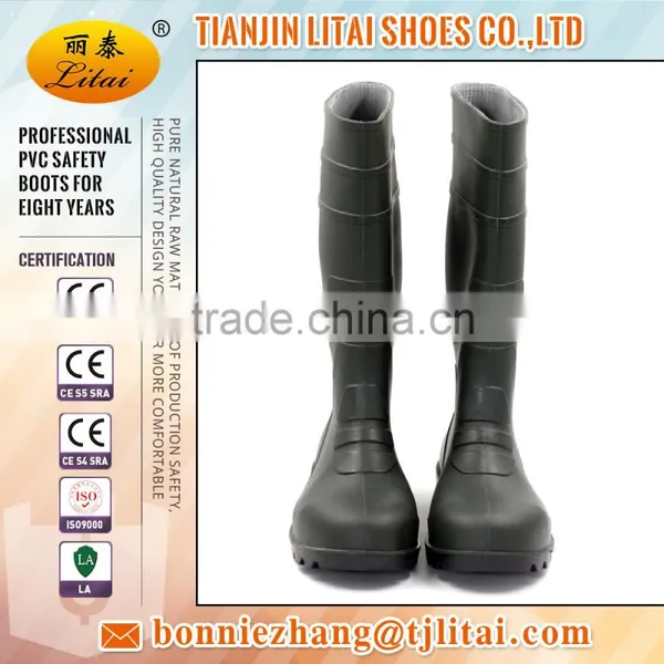 Industrial Anti-Static Safety Rain Boots Anti-Slip PVC Safety Boots photo-2