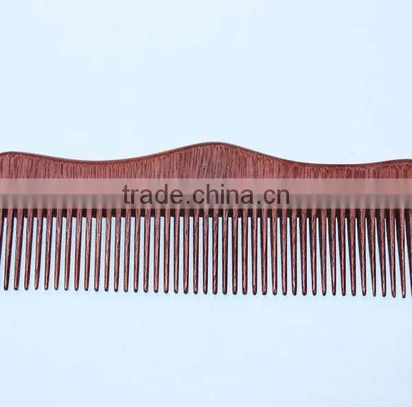 Ortable Anti-static Health Care Hair Silky Peach Wooden Comb photo-3