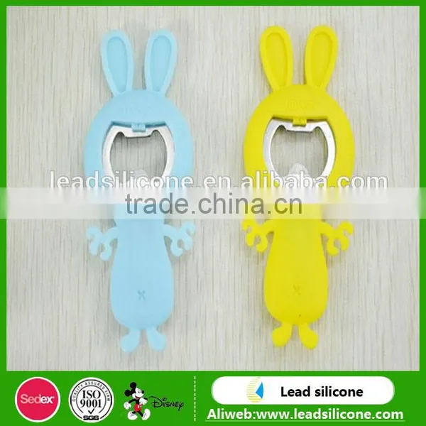 2017 NEW Silicone Rabbit Beer Bottle Opener photo-2