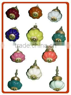 Hand Painted Ceramic Kitchen Knobs