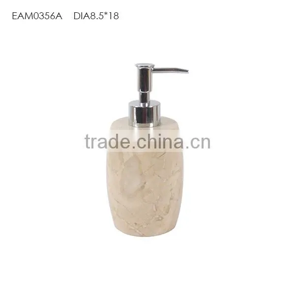 Hot Sale Classic Poly Stone Resin Bathroom Accessory Set , Bathroom Set photo-4