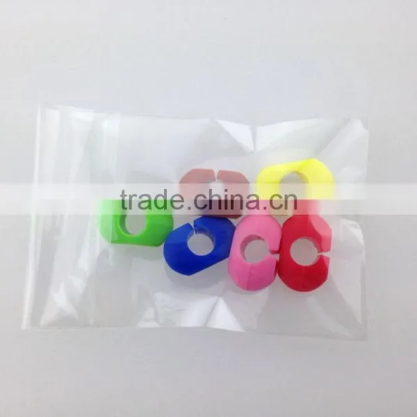 Wholesale 3D Designed FDA /LFGB Food Grade Glass Drink Cup Identifier Silicone Tea Cup Party Glass Marker photo-3