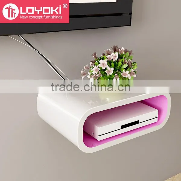 Floating MFD Wall Mount Shelf Cube Skybox TV DVD Unit Shelves tv Console photo-2