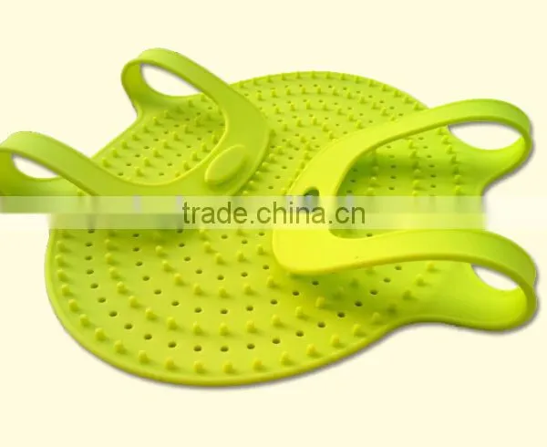 Foodgrade Silicone Roast and Turkey Lifter/Duck and Chicken Silicone Roast Lifter/ Non Stick BBQ Grill Mat Duck Chicken Silicone photo-3