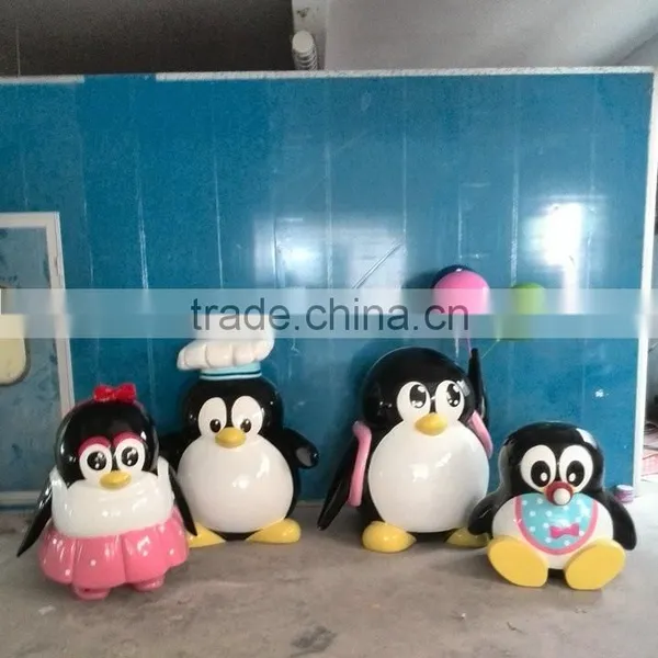 Fiberglass Cartoon Penguin Mascot photo-2