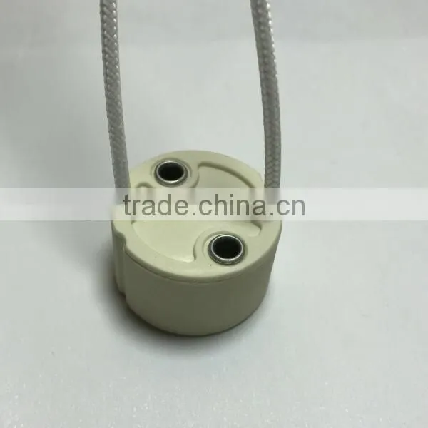 Plastic Rear Cover Porcelain GU10 Lamp Holder photo-3