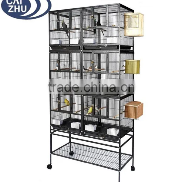 PARROT BIRD FINCH CANARY AVIARY WIRE BREEDING CAGE photo-3