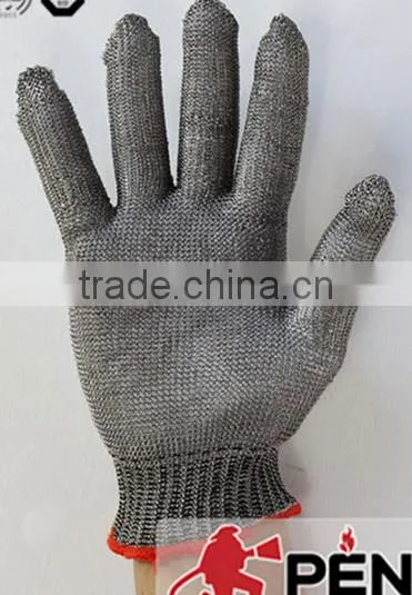 Stainless Steel Metal Mesh Butcher Cut Hand Protected Safety Security Glove photo-3