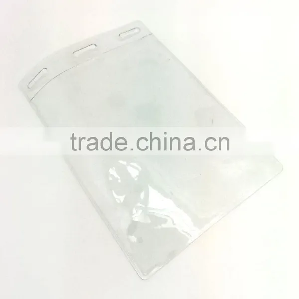 3.25" * 4.25" ID Badge Holder Without Metal Clip, Name Tag Holder, ID Card Holder With Clip photo-3