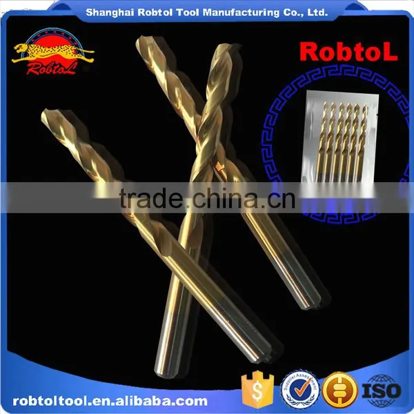 8mm Nano Titanium Coating Straight Shank Hss Twist Drill Bits Cobalt Fully Ground Bright Finish Drilling Metal Forged Alloy photo-2