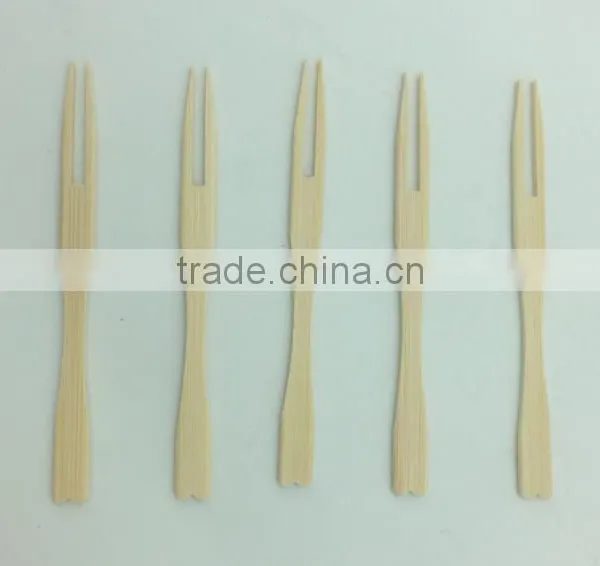 9cm Bamboo Fruit Fork for Sale photo-2