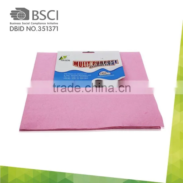 Folded Needle Punched Nonwoven High Water Absorption Cloth Disposable Nonwoven Cotton Washing Cloths photo-3