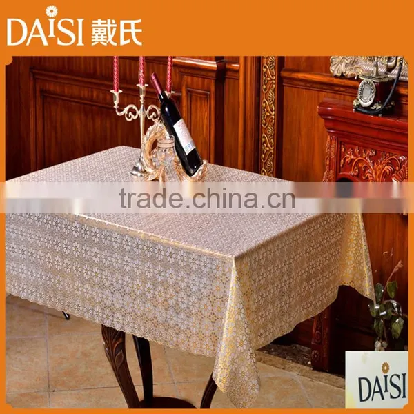 Easy Wipe Tablecloth Lace Embossed Vinyl Tablecloth Oilcloth photo-2