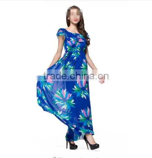New Womens Casual Infinity Variable Chiffon Long Maxi Dress photo-3