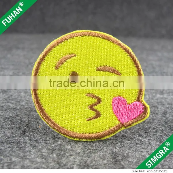 New Fashion Face Emotion Embroidery Patch For Children photo-5