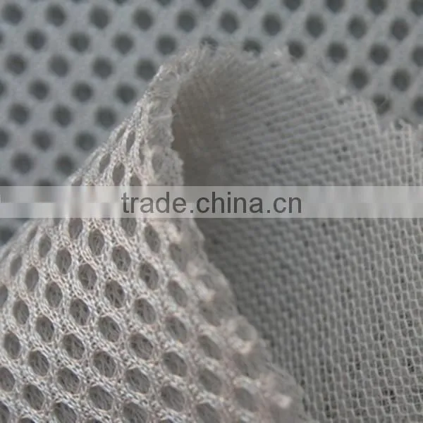 Silver-grey Sandwich Mesh Fabric photo-3