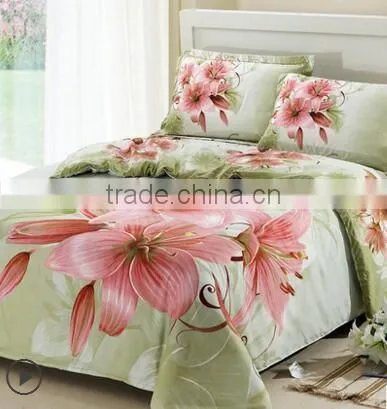 High Quality Home 100%cotton Digital Printed Bed Sheet photo-4