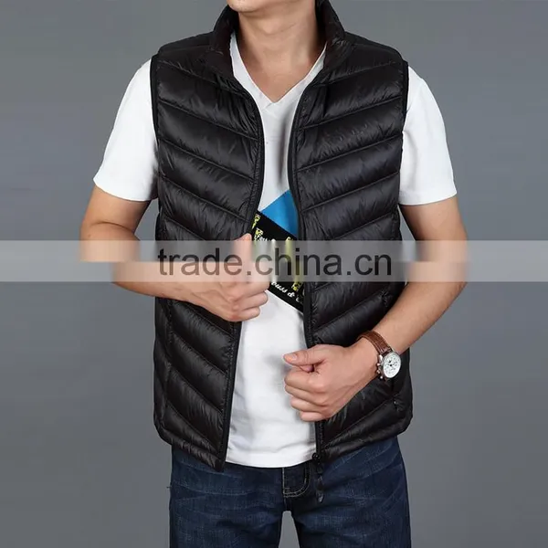 Most Popular Winter Orange Down Vest Winter Jacket Cheapest Price Winter Vest photo-3