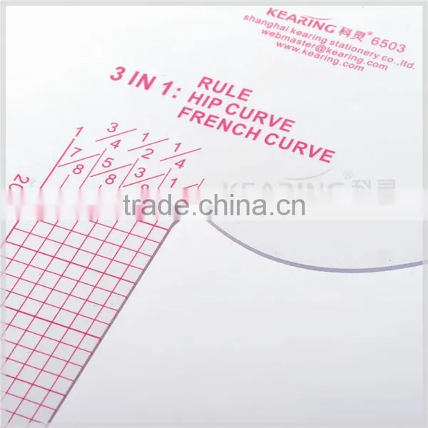 Kearing Flexible Plastic French Curve for Clothing Making # 6503 photo-3